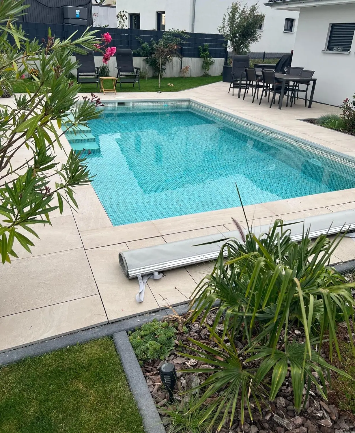 Schwimmbadbau von Folienverlegung Hirschmann